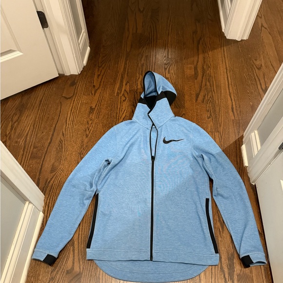 Nike Other - Nike Light Blue Hoodie with Black Details